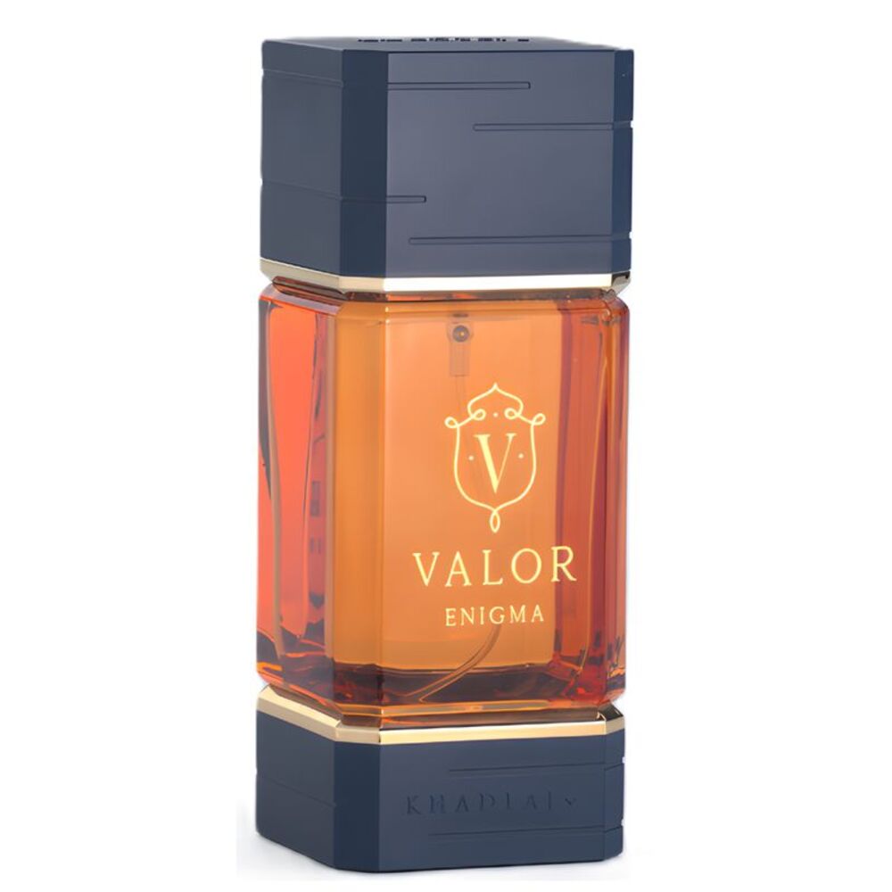 Khadlaj Valor Enigma Eau de Parfum EDP Spray for Men 3.4 oz / 100 ml - New